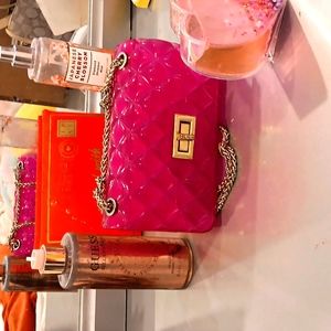 SCREAMS BARBIE 💖💖💖💖 Pink jelly cross body bag